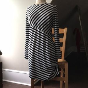 All Over Striped Dress